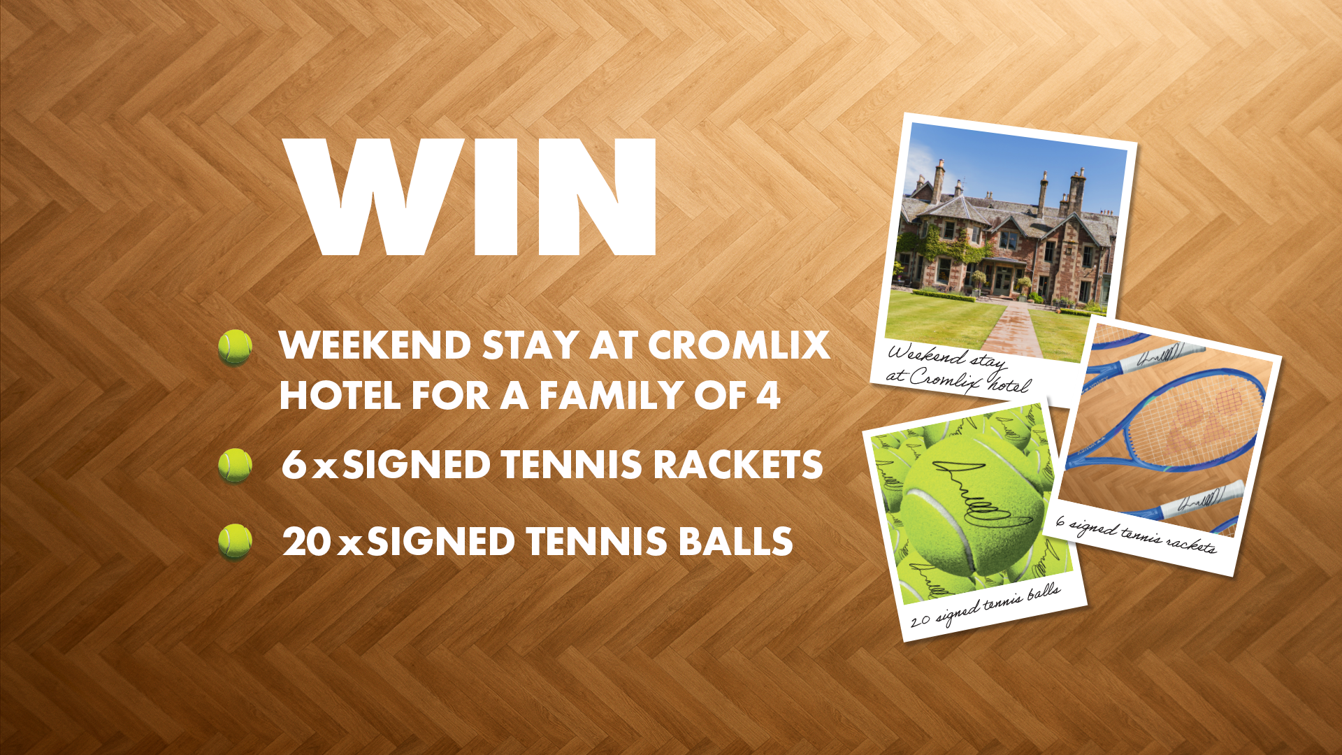Andy Murray Competition Prizes